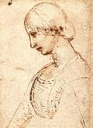 Waist-length Figure of a Young Woman, RAFFAELLO Sanzio
